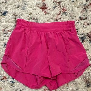 Lululemon hotty hot long shorts, size 4